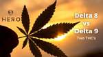 Cover photo for the hero brands Delta 8 vs Delta 9 blog