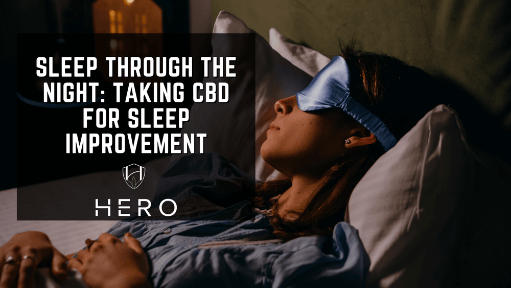 Taking CBD for Sleep Improvement